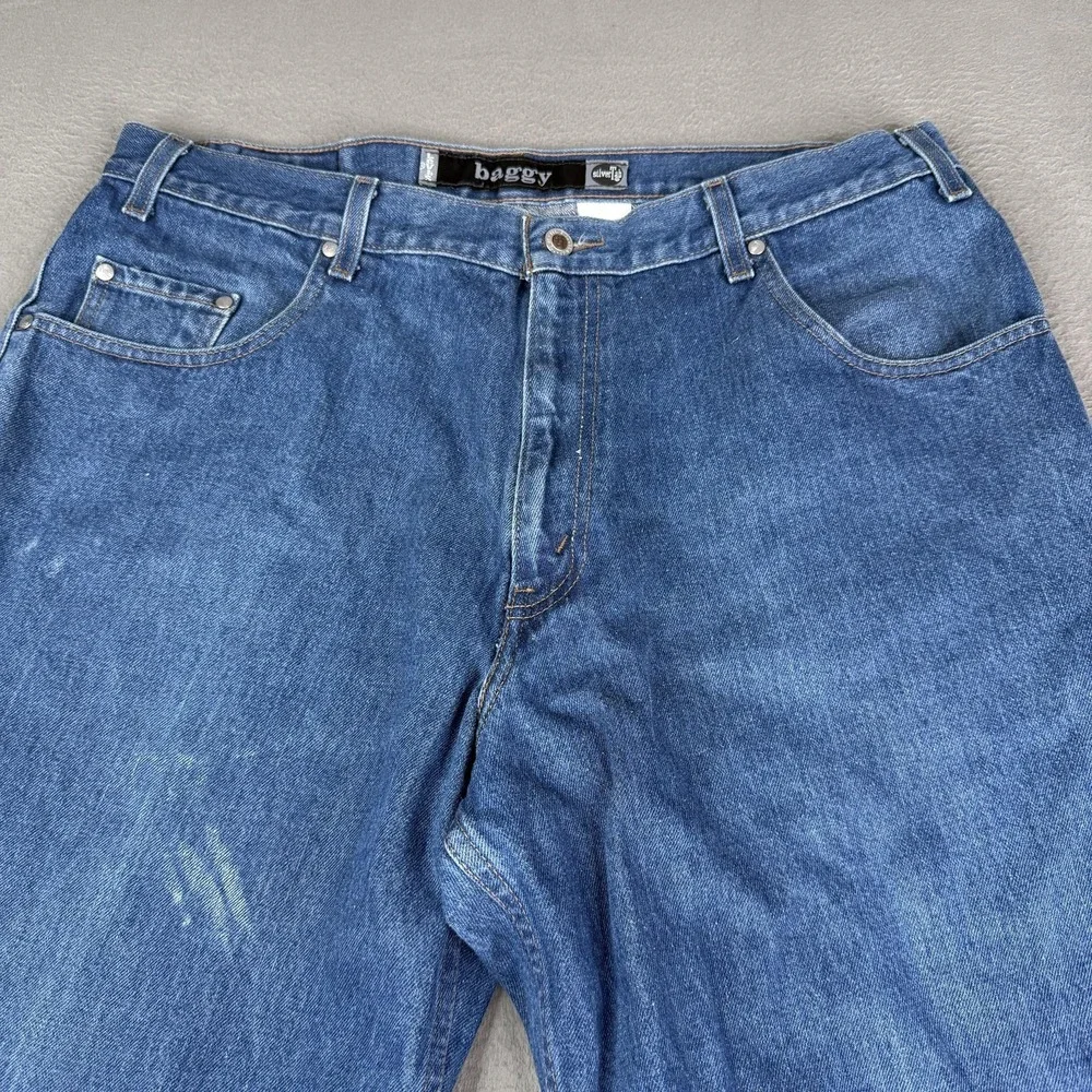 Vintage Levis Silvertab Baggy Jeans Mens 38x24 Blue‎ Denim Loose Fit Grunge 90s
